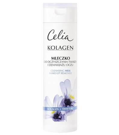 Celia Kolagen Mleczko do Oczyszczania Twarzy i Demakijażu Oczu Świetlik 200 ml