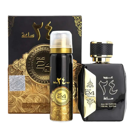 Ard al Zaafaran Oud 24 Hours Woda Perfumowana 100 ml + Dezodorant 50 ml Zestaw