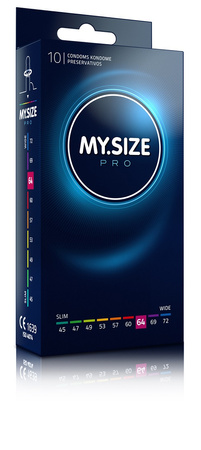 MY.SIZE PRO_Condoms prezerwatywy 64mm 10szt