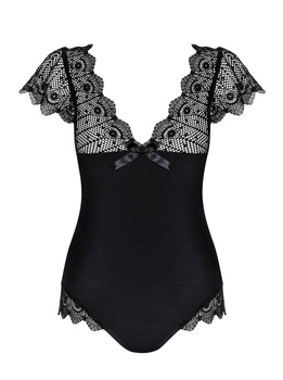 Obsessive Zmysłowe Eleganckie Body Koronkowe Moketta S/M