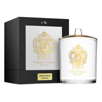 Tiziana Terenzi Extreme Sense White Glass Candle Świeca Zapachowa 170 g