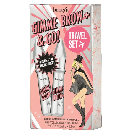 Set Benefit Gimme Brow + & Go! Volumizing Fiber Gel 2x3g