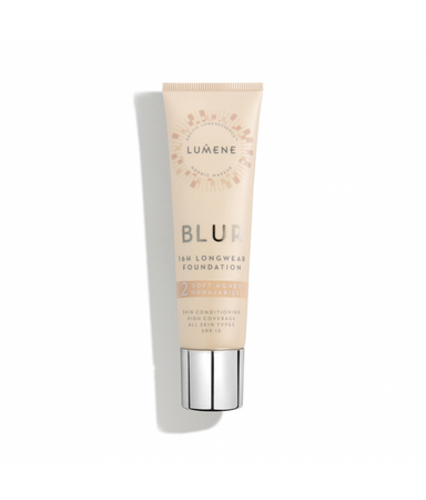 Lumene Blur 16h Longwear Foundation SPF15 wygładzający podkład do twarzy 2 Soft Honey 30ml