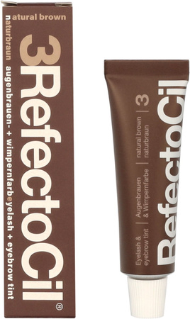RefectoCil Eyelash And Eyebrow Tint Natural Brown Henna do Brwi Brązowa 15 ml