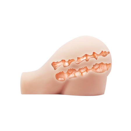 Crazy Bull Masturbator Wagina i Analny Wibracje Sztuczna Skóra