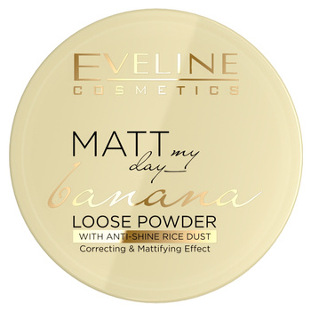 Eveline Cosmetics Matt My Day Banana Loose Powder korygująco-matujący sypki puder do twarzy 6g