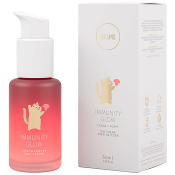 YOPE_Immunity Glow krem do twarzy na dzień Chaga i Olej z Maku 50ml