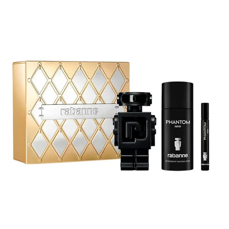 Paco Rabanne Phantom Parfum 100 ml + Dezodorant 150 ml + Miniatura 10 ml Zestaw