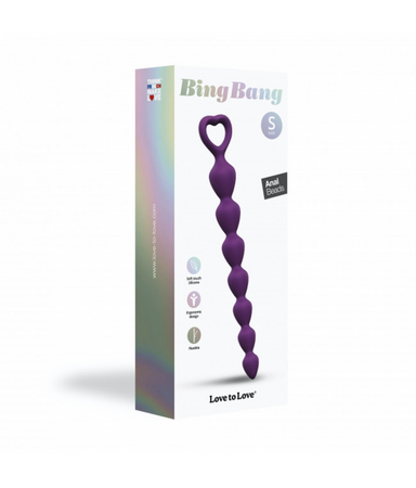 Love to Love Koraliki Analne Bing Bang S - Purple Rain