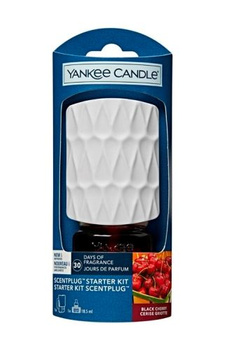 Yankee Candle ScentPlug Starter Dyfuzor Elektryczny do Gniazdka + Wkład Black Cherry 18,5 ml