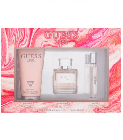 Guess Guess 1981 Woda Toaletowa 100 ml + EDT 15 ml + Balsam 200 ml Zestaw