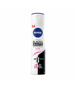 Nivea Black&White Invisible Clear antyperspirant spray 150ml