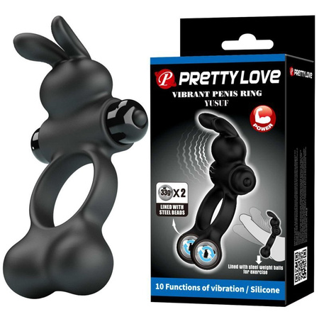 Pretty Love Yusuf Vibrant Penis Ring Pierścień na Penisa