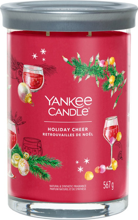 Yankee Candle Signature Holiday Cheer Świeca Zapachowa Typu Tumbler 567 g