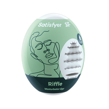 Satisfyer Masturbator Egg Masturbator w Kształcie Jajka Riffle