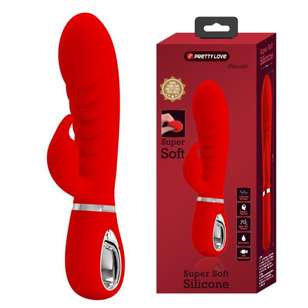 Pretty Love Prescott Red 7 Wibrator Króliczek