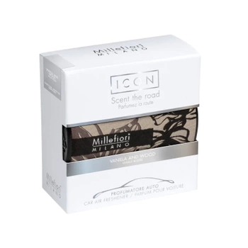 Millefiori Car Icon Textil Floral Vanilla and Wood Odświeżacz do Samochodu