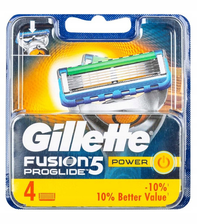  Gillette Fusion Proglide Power Wkład do maszynki 4szt