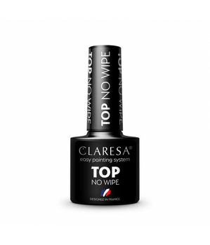 Claresa Top No Wipe top utwardzający do lakieru hybrydowego bez przemywania 5g
