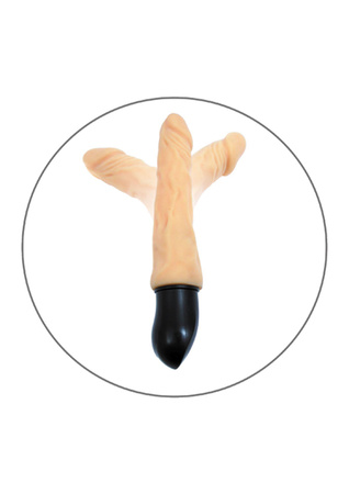 Boss Series Wibrator z Kręgosłupem Formowanie Kształtu Cyberskóra 27 cm