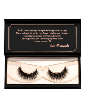 Lash Me Up! False Eyelashes sztuczne rzęsy na pasku Gold Queen 1 para