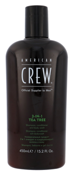 American Crew 3-In-1 Tea Tree Szampon Odżywka Żel 3w1 450 ml