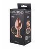 Lola Games Plug-Butt Plug Diamond Jet Shine L Rose Gold