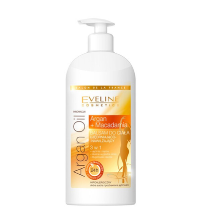 Eveline Cosmetics Argan Oil Argan + Macadamia Balsam do Ciała 3w1 350 ml