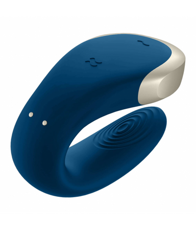 Satisfyer Wibrator dla par aplikacja Satisfyer Double Love niebieski