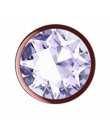 Lola Games Plug-Butt Plug Diamond Moonstone Shine L Rose Gold