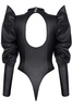 Demoniq Giuditta Body z Czarnej Elastycznej Ekoskóry XXL