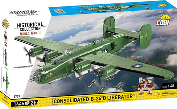 Cobi 5739-HC Wwii Consolidatet B-24D Liberator Bombowiec Klocki