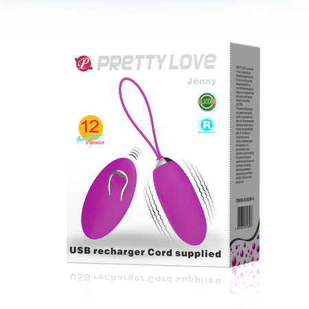Pretty Love Wibrujące Jajko Kulka Orgazmowa Waginalna 12 Trybów USB