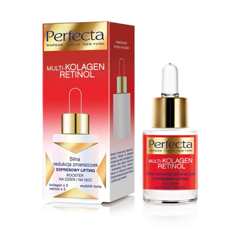 Perfecta Multi-Kolagen Retinol Silna Redukcja Zmarszczek Expresowy Lifting booster na dzień i na noc 15ml
