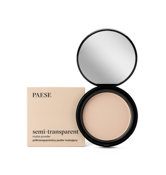 PAESE_Semi-Transparent Matte Powder półtransparentny puder matujący 1A Ciepły Beż 9g