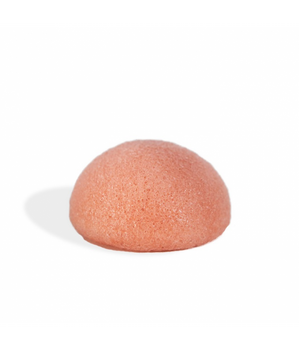 Mohani Konjac Sponge naturalna gąbka do mycia twarzy z różową glinką