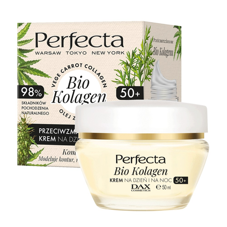 Perfecta Bio Kolagen 50+ przeciwzmarszczkowy krem na dzień i na noc 50ml