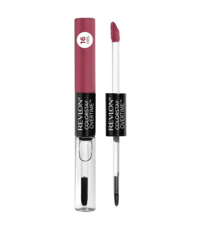 Revlon ColorStay OverTime Błyszczyk + Utrwalacz 220 Ultimate Mulberry 2x2 ml