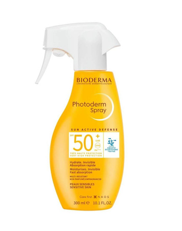 Bioderma Photoderm Spray SPF 50 Preparat do Opalania 300 ml