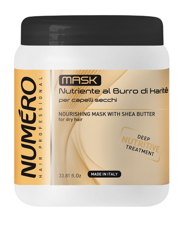Numero Nourishing Mask With Shea Butter Odżywiająca Maska z Masłem Shea 1000 ml