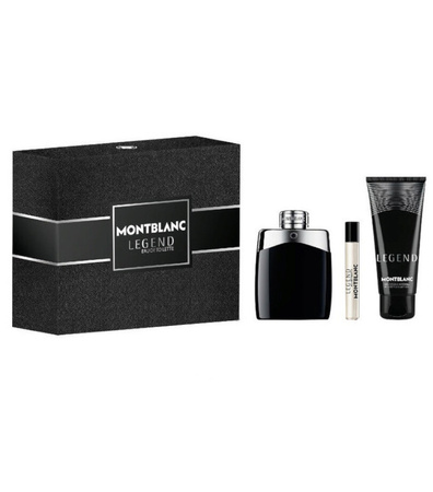 Mont Blanc Legend Woda Toaletowa 100 ml + EDT 7,5 ml + Żel 100 ml Zestaw