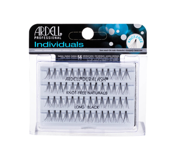 Ardell Individuals Knot-Free Sztuczne Rzęsy Long Black Kępki 56 szt