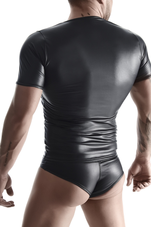 Regnes Fetish Planet Męski t-shirt z Wetlooka w Serek XXL