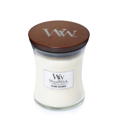 WoodWick Island Coconut Świeca Zapachowa 85 g