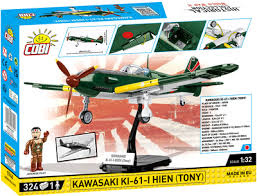 Cobi 5740-HC Wwii Kawasaki Ki-61-I Hien (Tony) Samolot Myśliwski Klocki