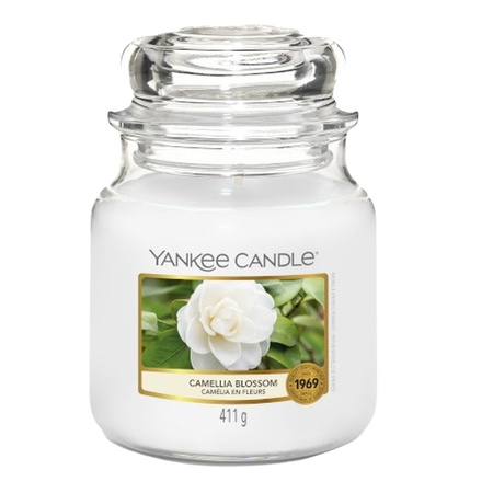 Yankee Candle Camellia Blossom Świeca Zapachowa 411 g