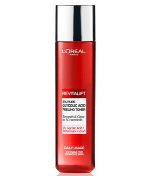 L'Oreal Paris Revitalift 5% Pure Glycolic Acid Peeling Toner Tonik Złuszczający 180ml