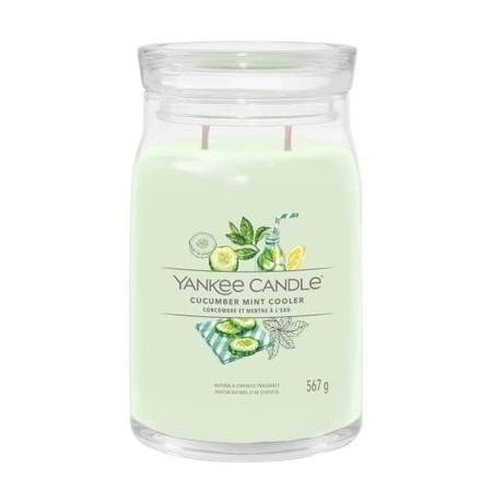 Yankee Candle Cucumber Mint Cooler Signature Świeca Zapachowa 567 g