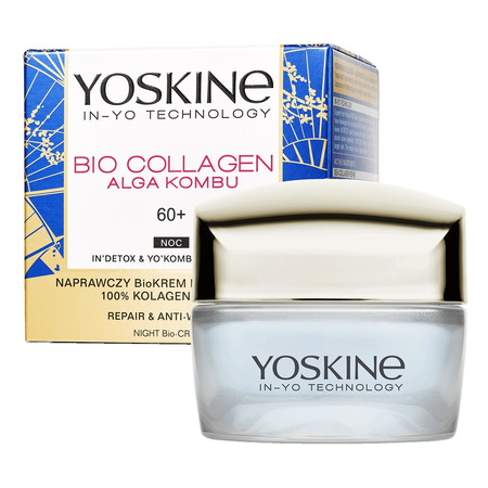 YOSKINE_Bio Kolagen 60+ liftingujący krem przeciwzmarszczkowy na noc 50ml