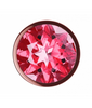 Lola Games Plug-Butt Plug Diamond Ruby Shine L Rose Gold
